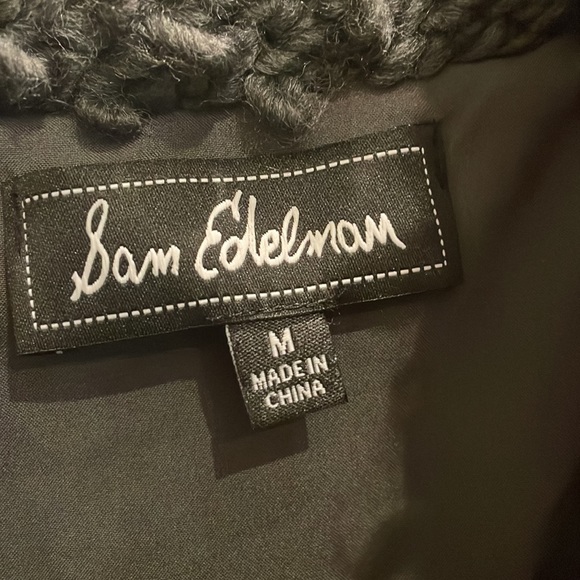 SAM EDELMAN Grey Cameron Loop Yarn Vest Size S - Picture 5 of 7